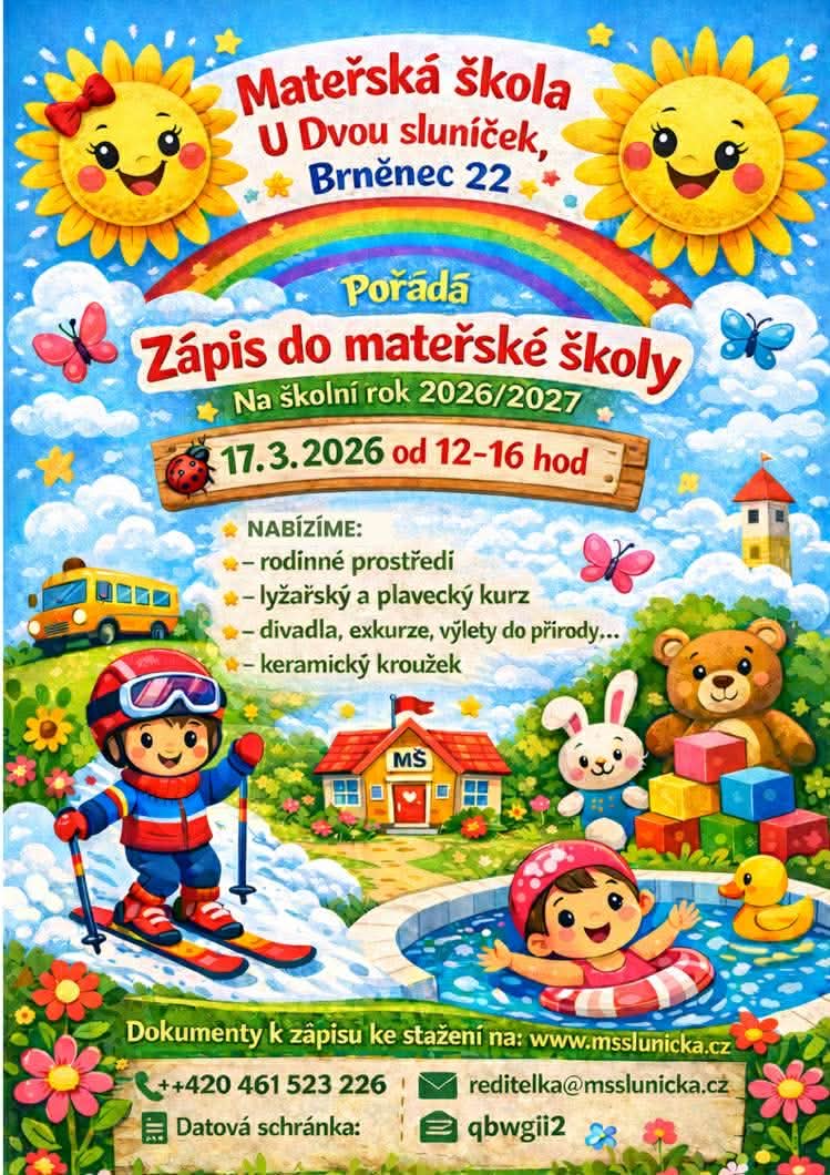 Zápis pro školní rok 2026 / 2027